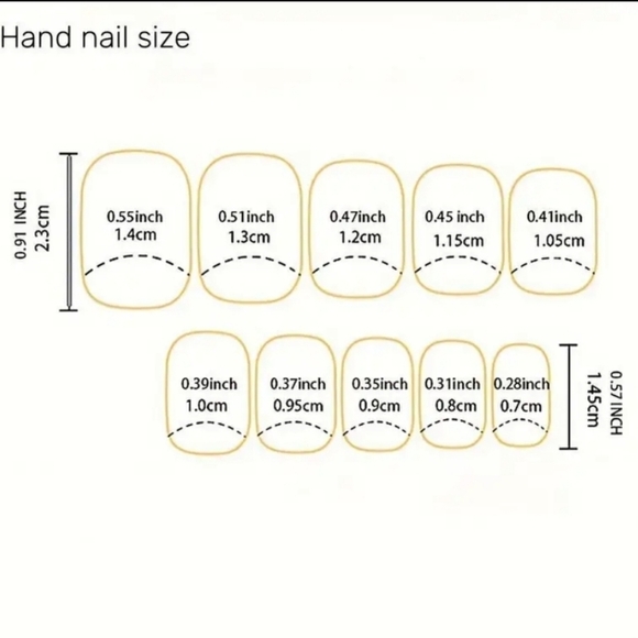 24 Pieces Fake Press On Nails - Picture 3 of 5